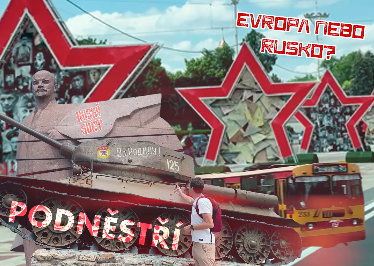 Pronikli jsme na Ruskem ovládané území. Podněstří je branou do časů komunismu